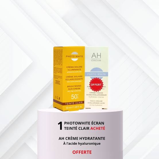 PHOTO WHITE PACK TEINTE + PHOTOWHITE CREME AH